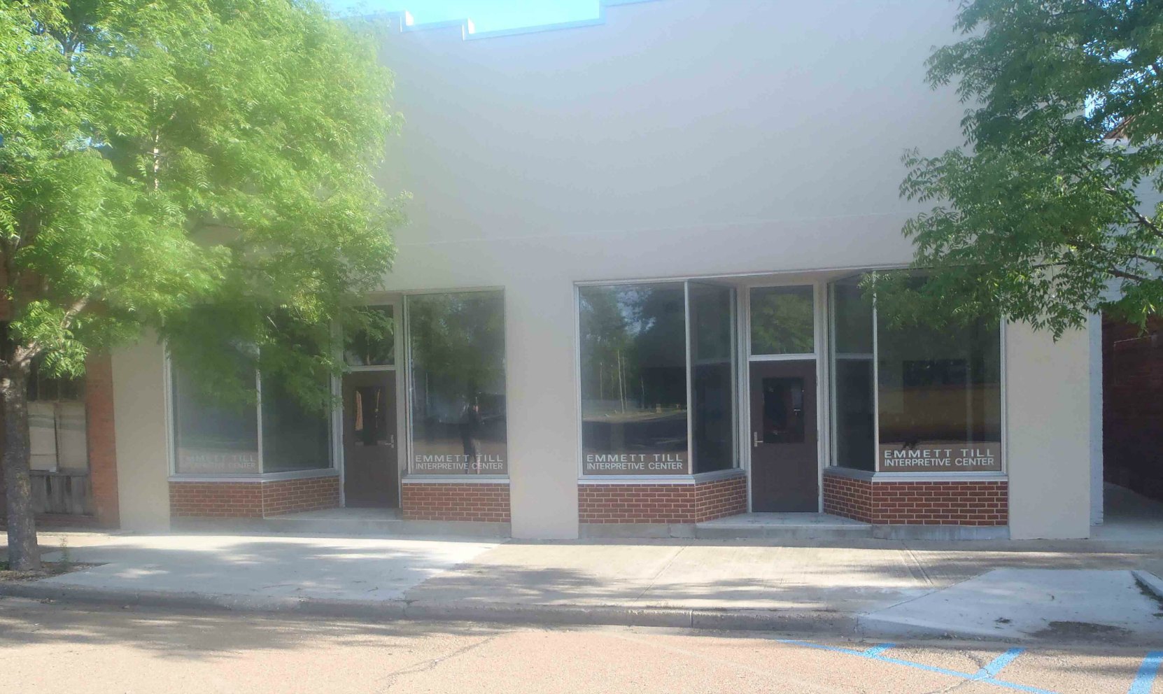 Emmett Till Interpretive Centre, across the street from the Tallahatchie County Court House, Sumner, Mississippi