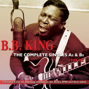 CD cover, B.B. King: The Complete Singles A's & B's 1949-62 on Acrobat Records.