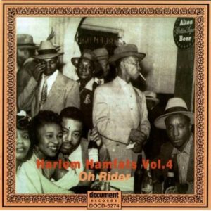 CD cover, Harlem Hamfats - Volume 4, on Document Records.