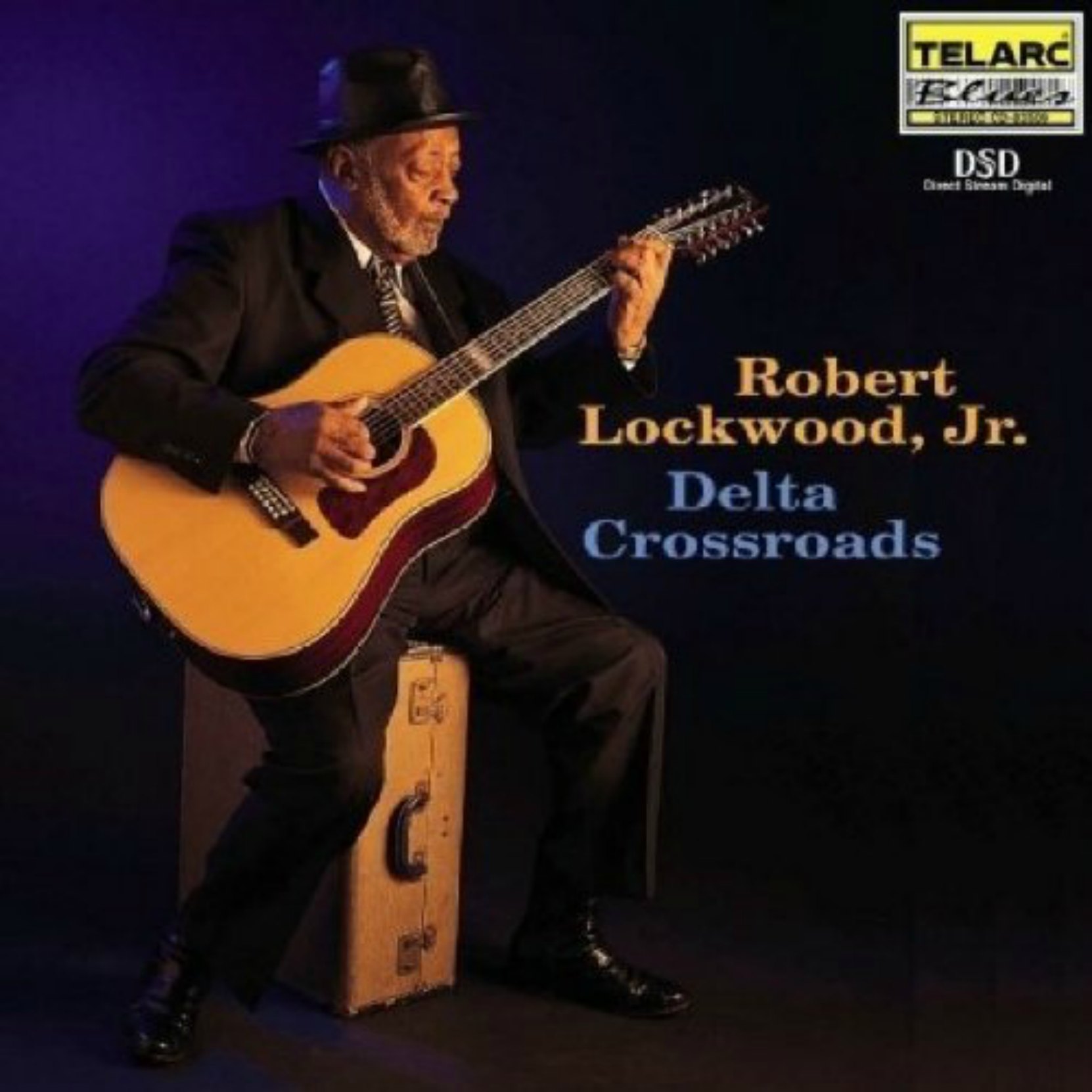 CD cover, Delta Crossroads, by Robert Lockwood Jr., released on Telarc Records