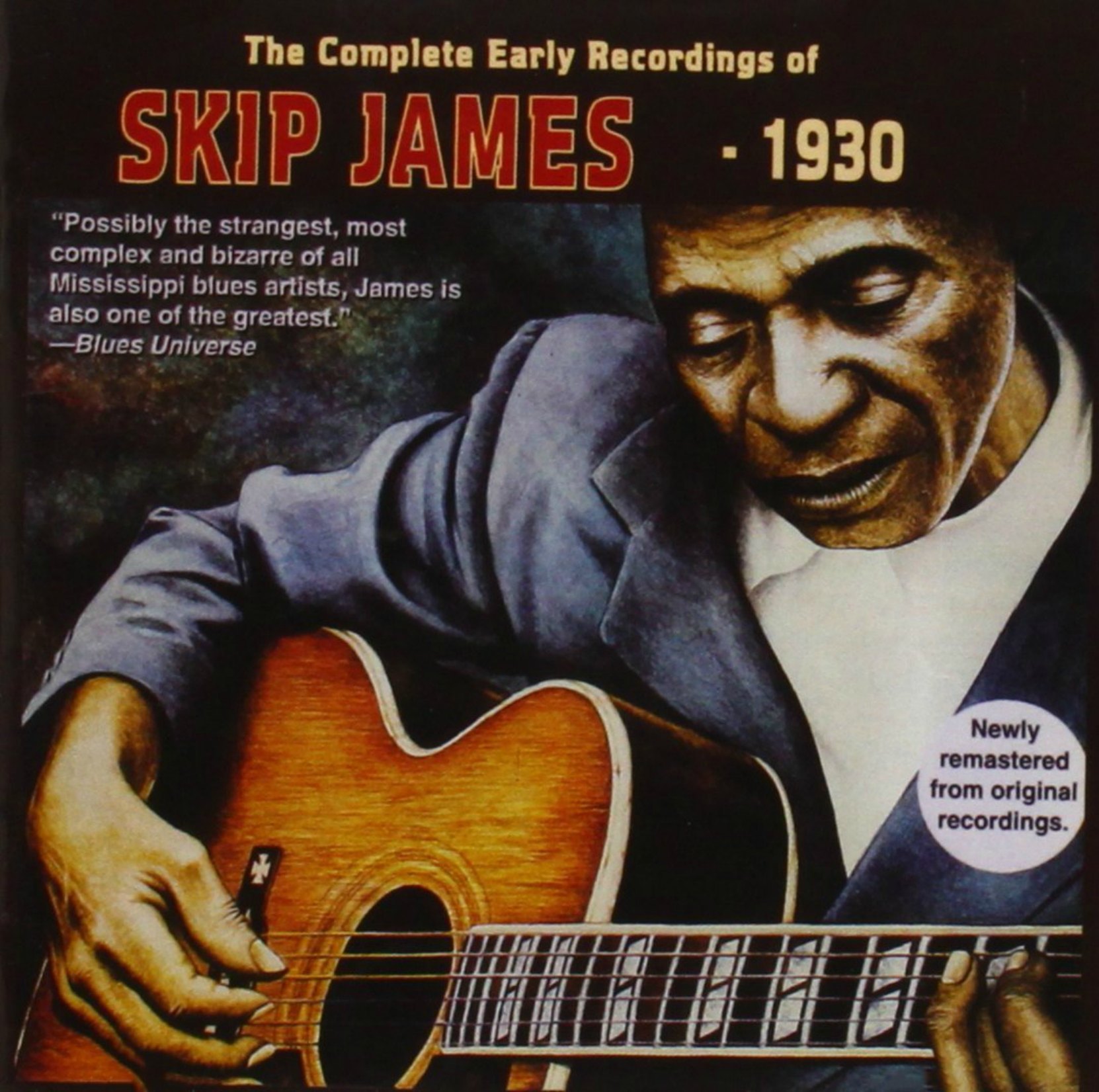 CD cover, The Complete Early Recordings of Skip James - 1930, by Skip James, released on Yazoo Records