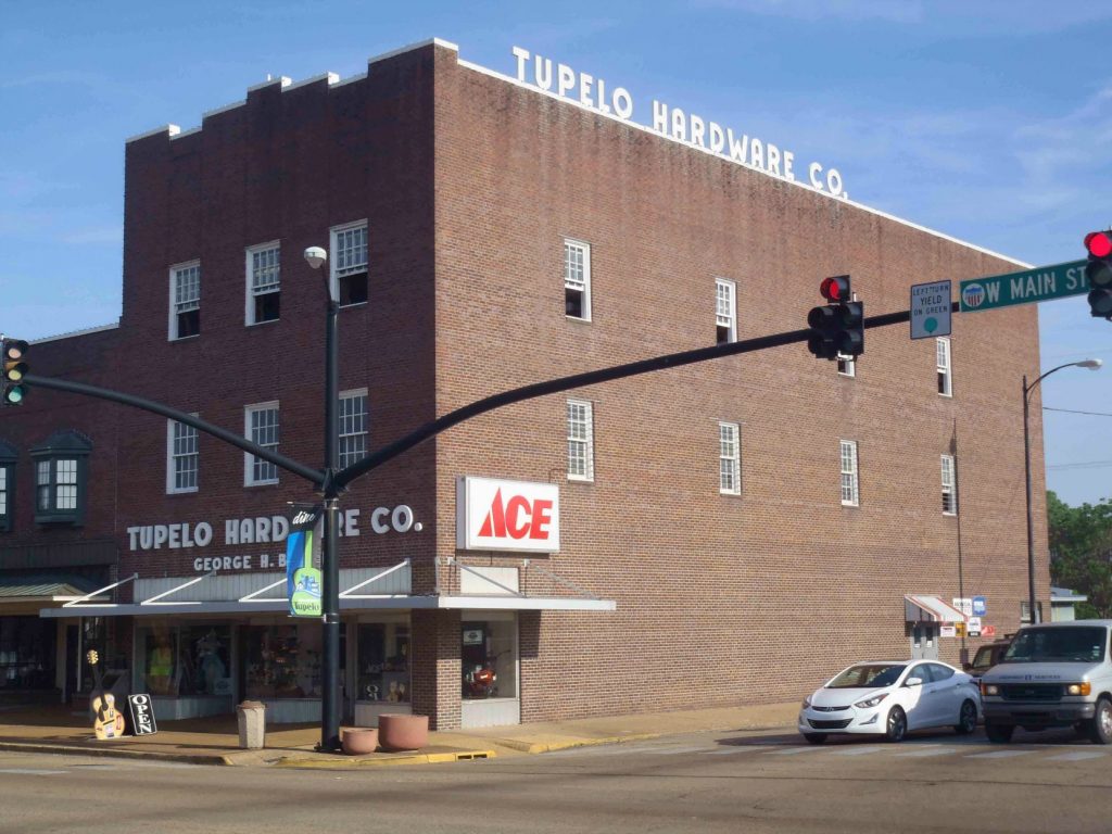 Tupelo Hardware Company, 114 W. Main Street, Tupelo, Mississippi Mississippi Blues Travellers