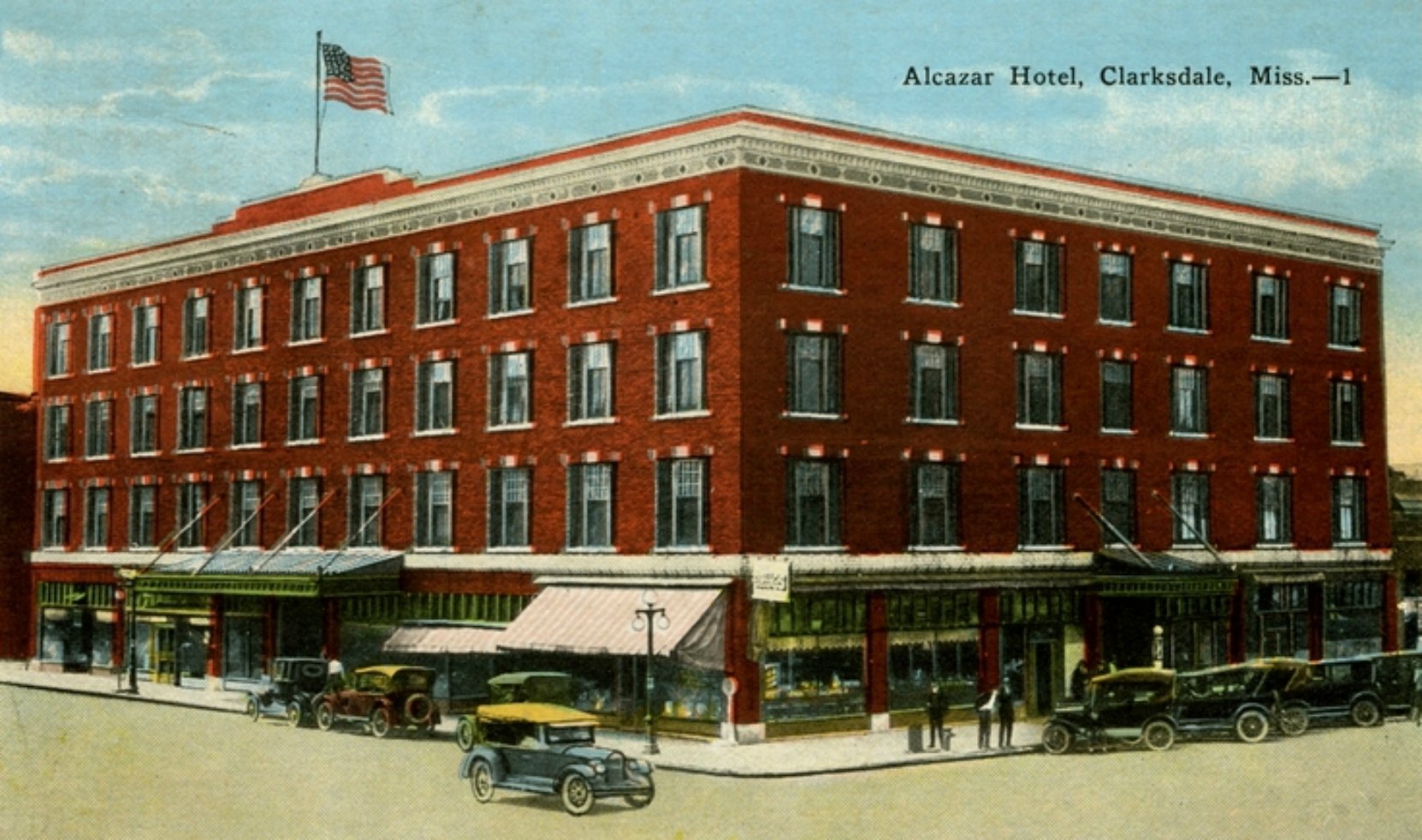 Alcazar Hotel, Clarksdale, Mississippi, circa 1920