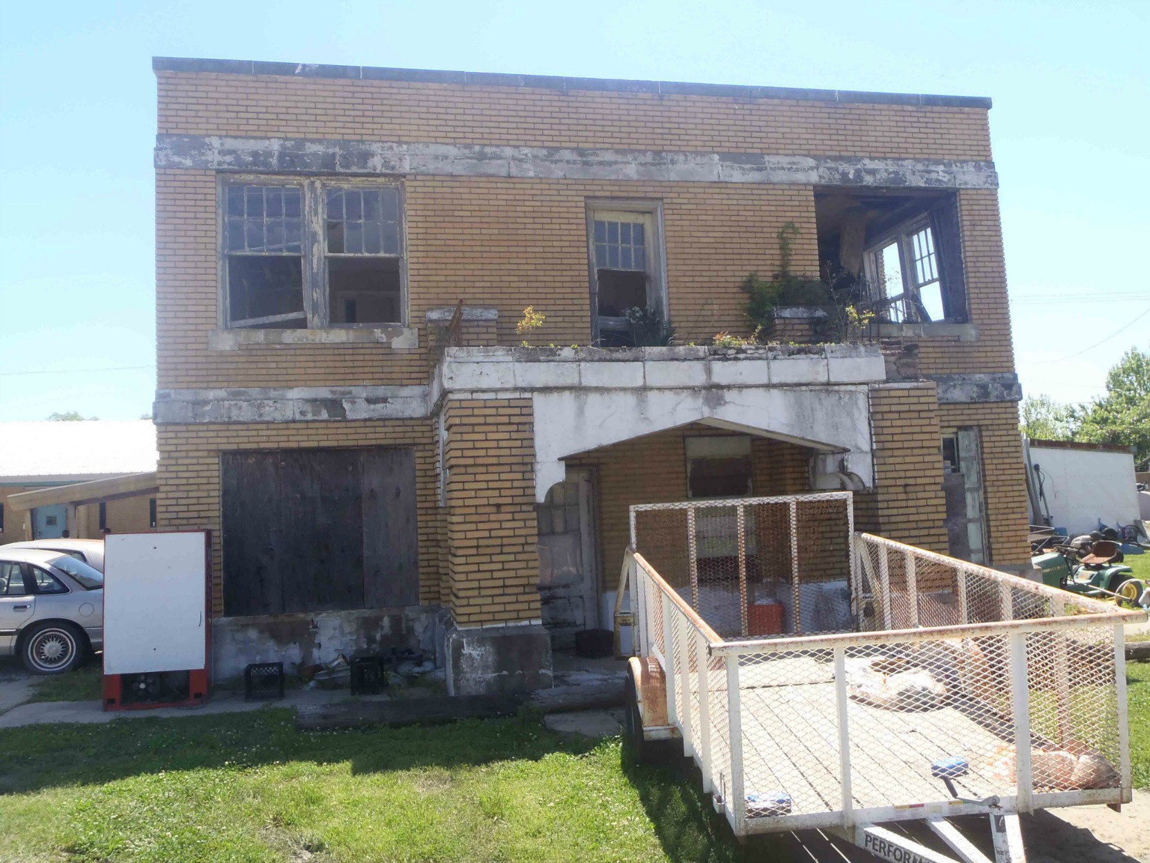 Old Jail House, Belzoni, Mississippi, Charlie Patton was incarcerated here, circa 1933.