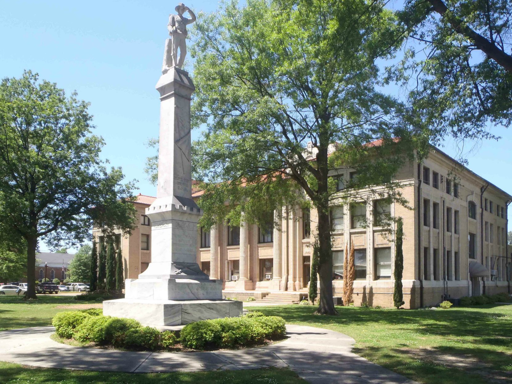 The Bolivar County Courthouse now stands on the site of W.C. Handy's Enlightenment About The Blues