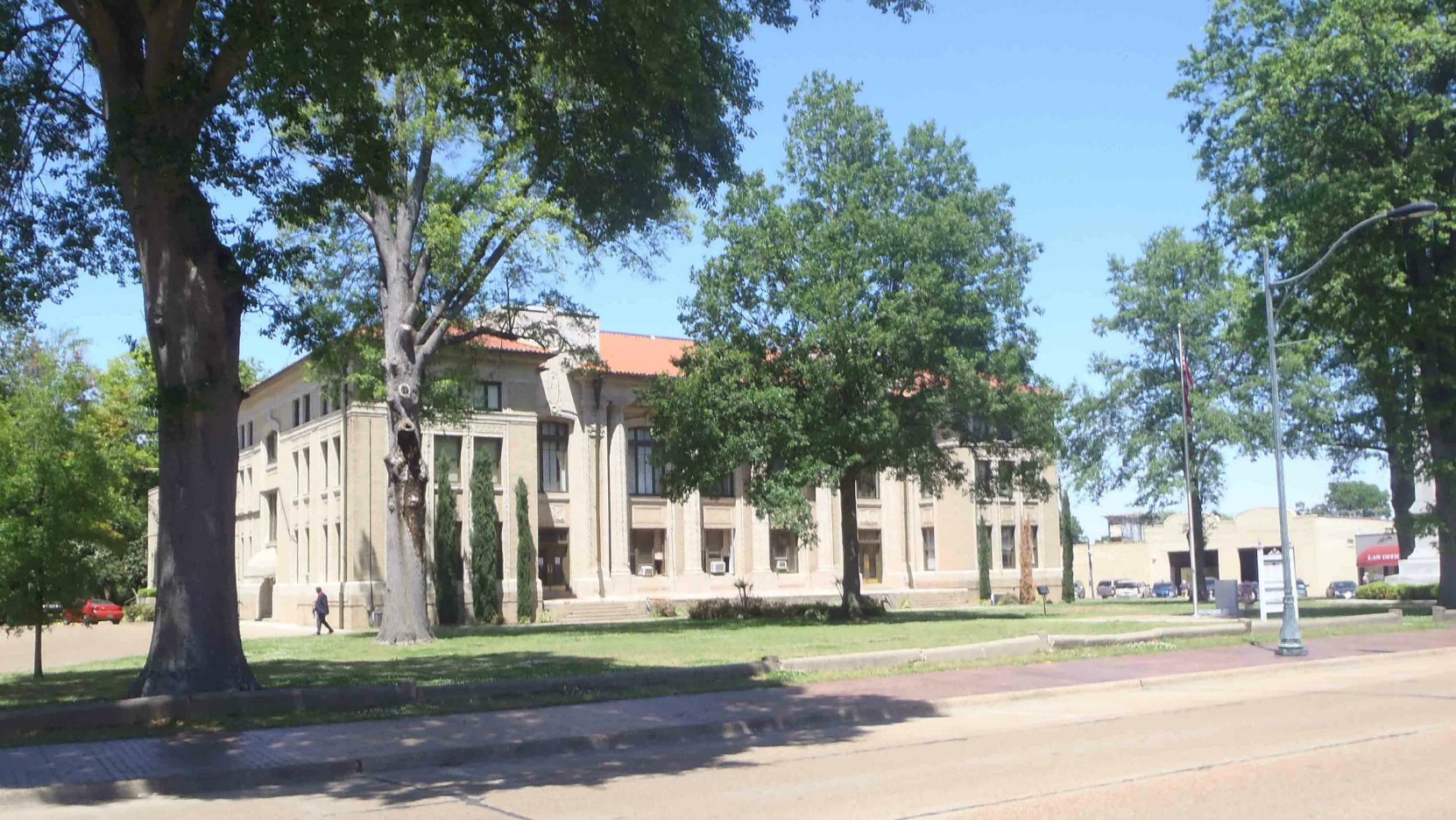 The Bolivar County Courthouse now stands on the site of W.C. Handy's Enlightenment About The Blues