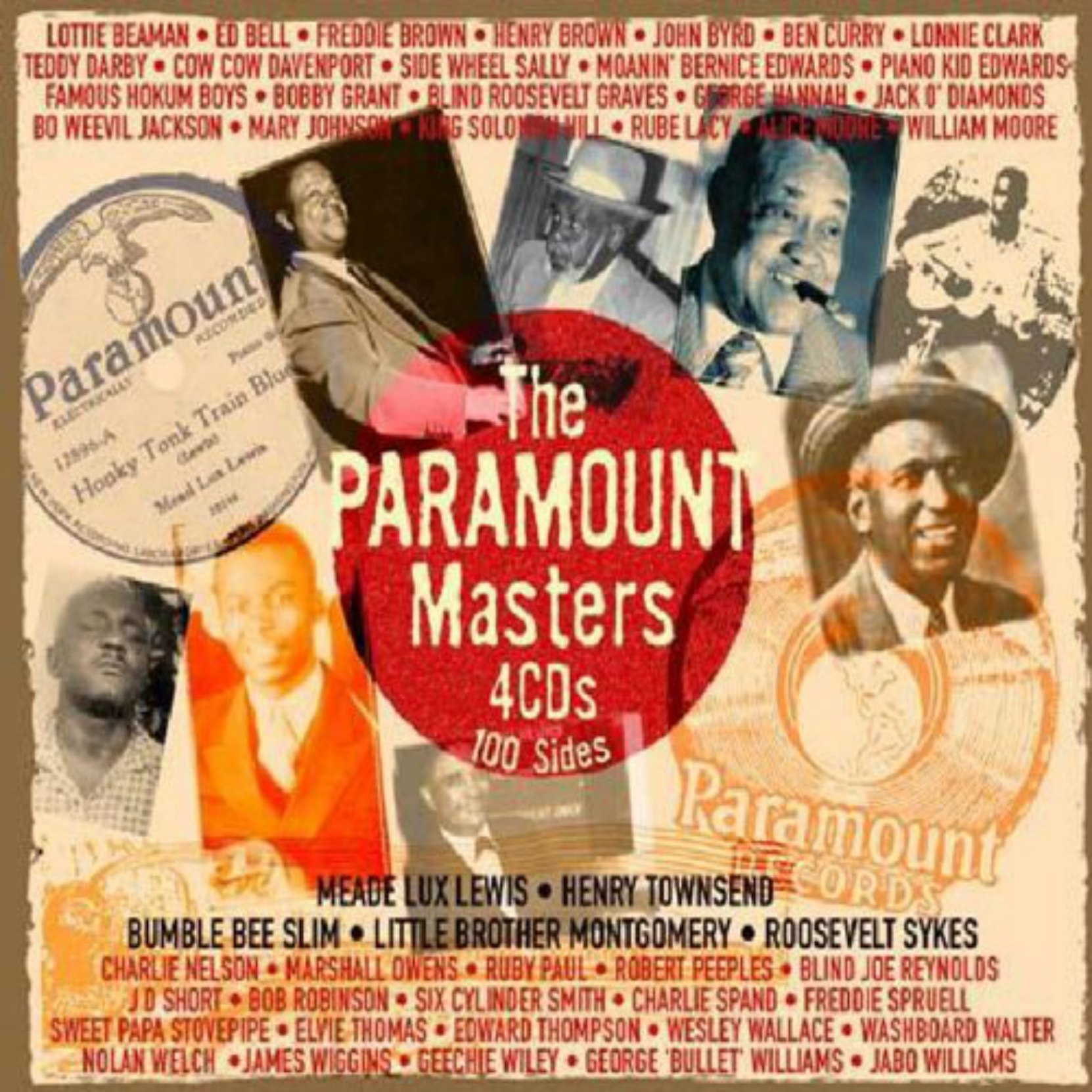 CD cover. The Paramount Masters, on JSP Records