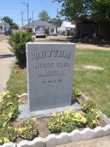 Rhythm Night Club Museum sign, Natchez, Mississippi