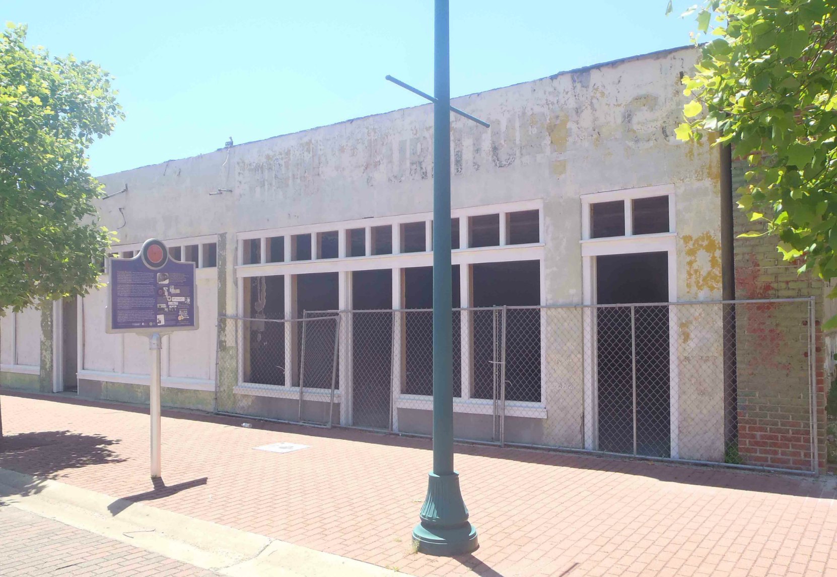 The former location of Trumpet Records, Farish Street, Jackson, Mississippi