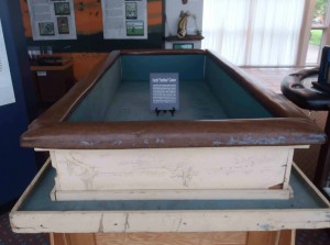 Harold "Hardface" Clanton's dice table, Tunica Museum, Tunica County, Mississippi.