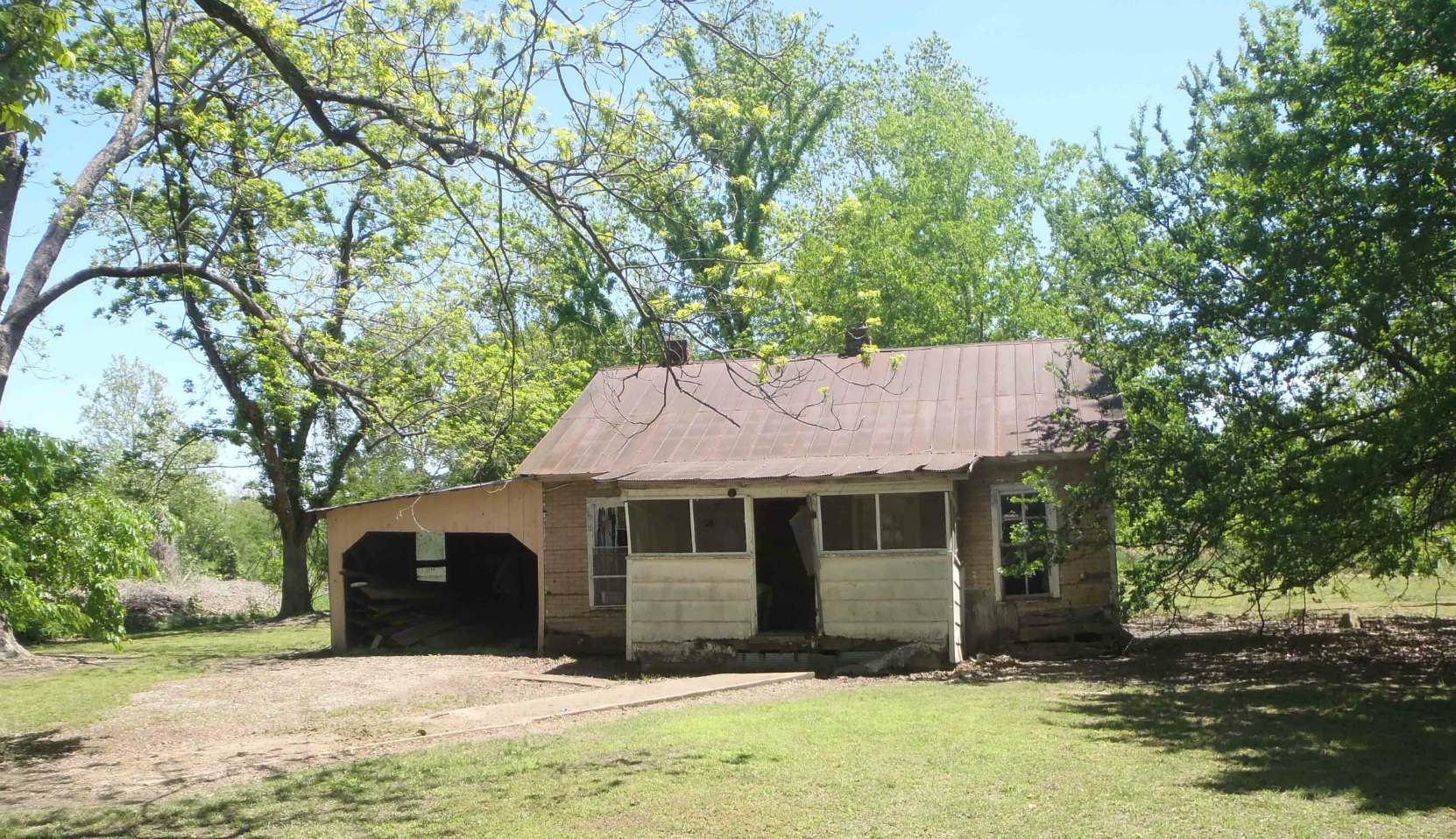 The former overseer's house, Dockery Farms, Highway 8, Sunflower County, Mississippi