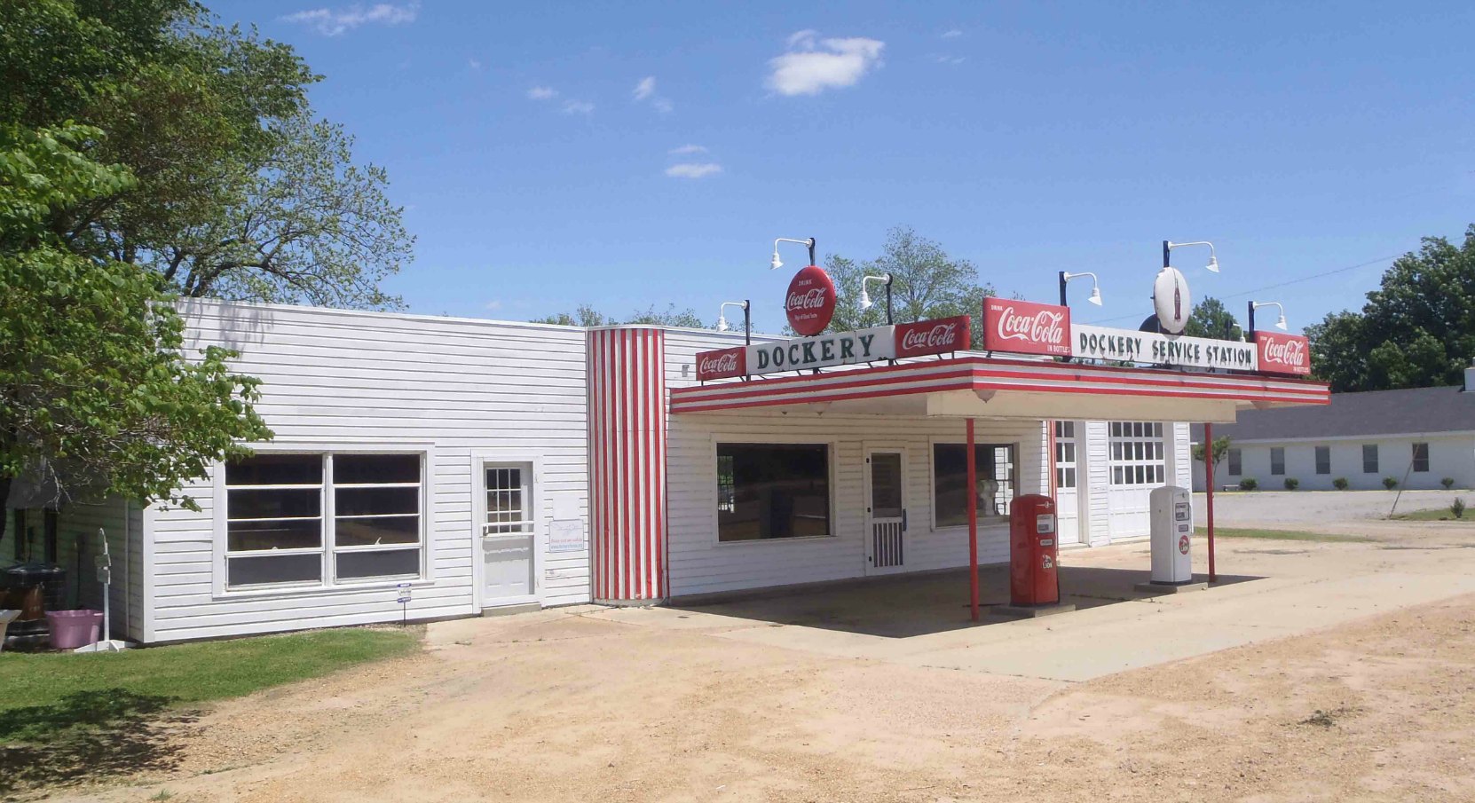 The Dockery Farms Service Station, Highway 8, Sunflower County, Mississippi