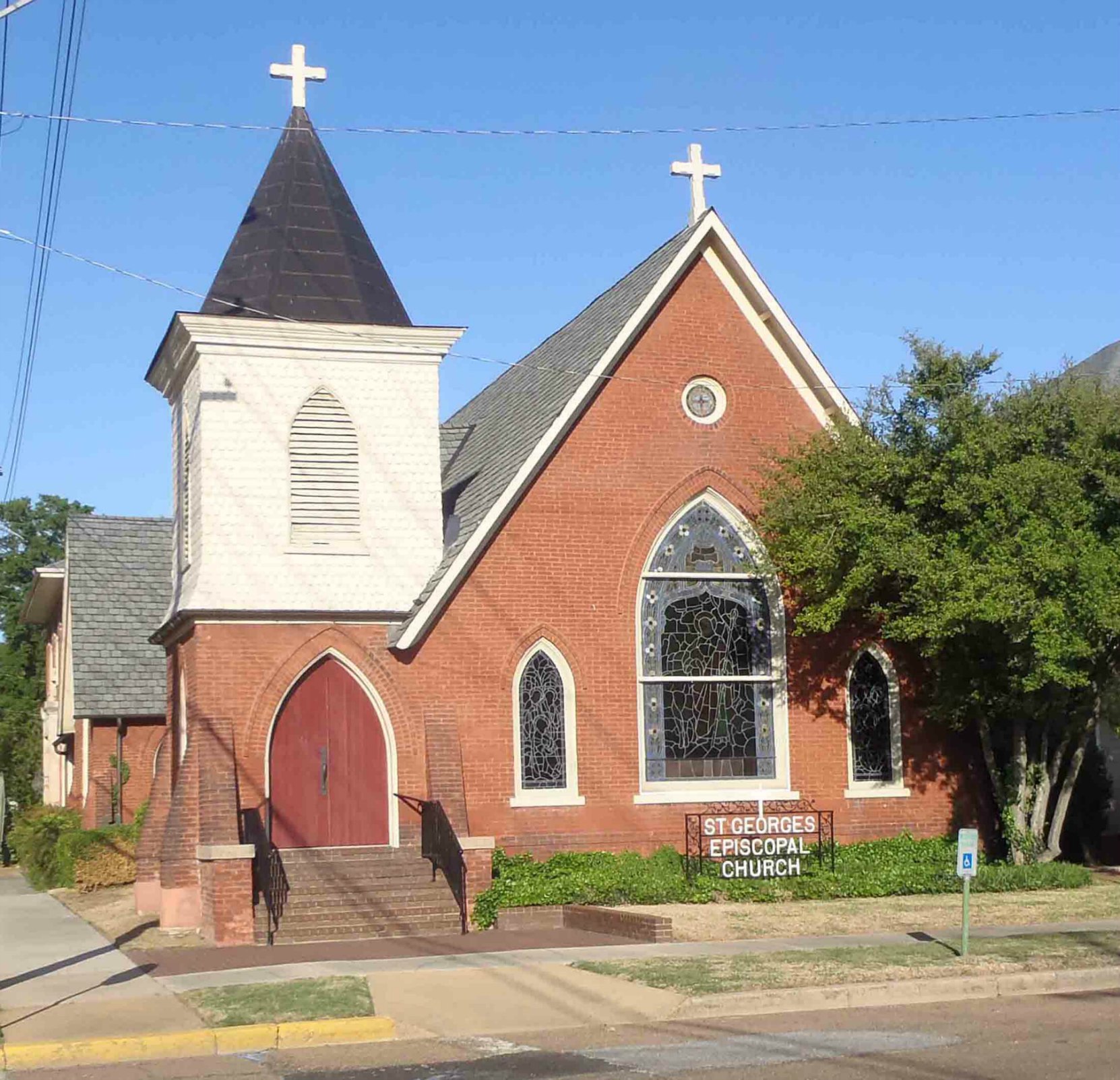 St. George's Episcopal Church, Clarksdale, Mississippi. Tennessee Williams' grandfather was Rector of this church.