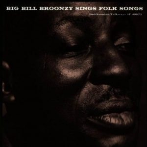 CD cover, Big Bill Broonzy Sings Folk Songs, on Smithsonian Folkways Recordings.