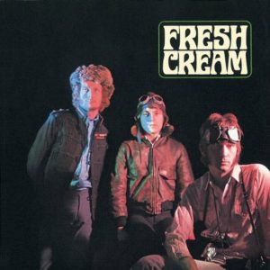 Album cover, Fresh Cream by Cream, originally released in December 1966.