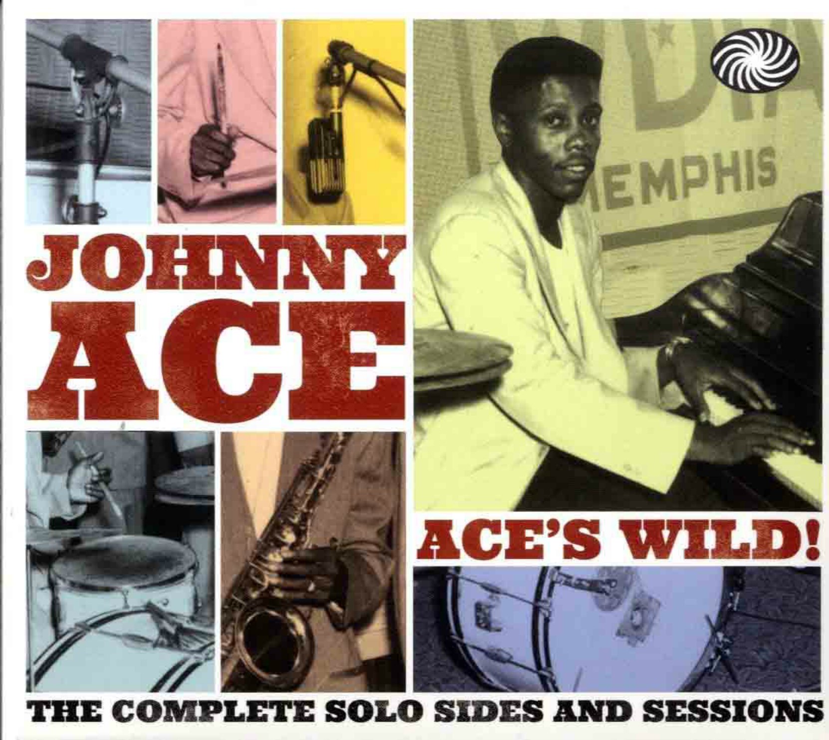 CD cover, Aces Wild! The Complete Solo Sides and Sessions by Johnny Ace.