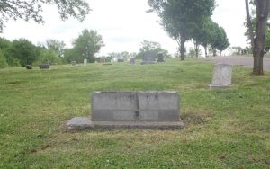 Johnny Ace (John M. Alexander) grave, New Park Cemetery, Memphis, Tennessee