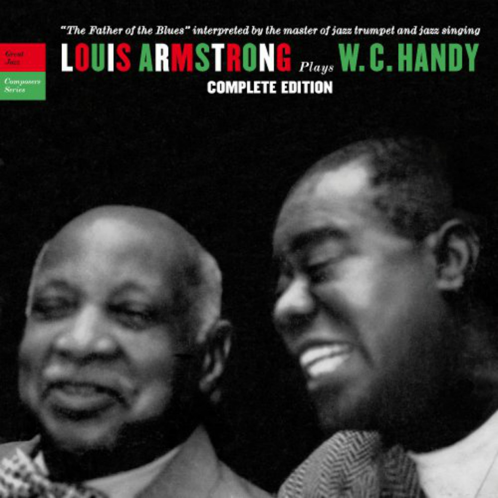 CD cover, Louis Armstrong Plays W.C. Handy, Complete Edition. 2 CD set