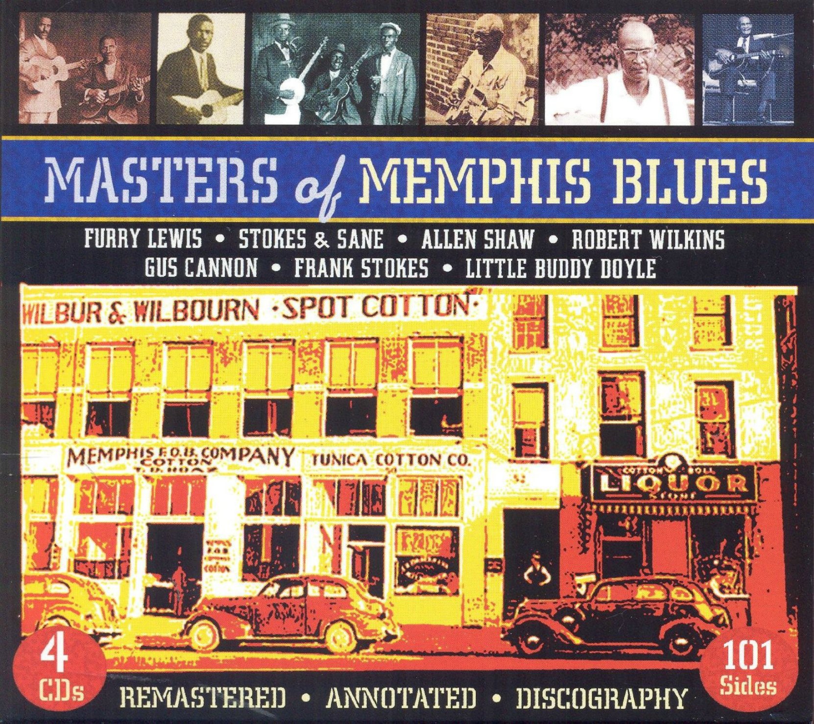 Masters of Memphis Blues, on JSP Records, CD box set cover