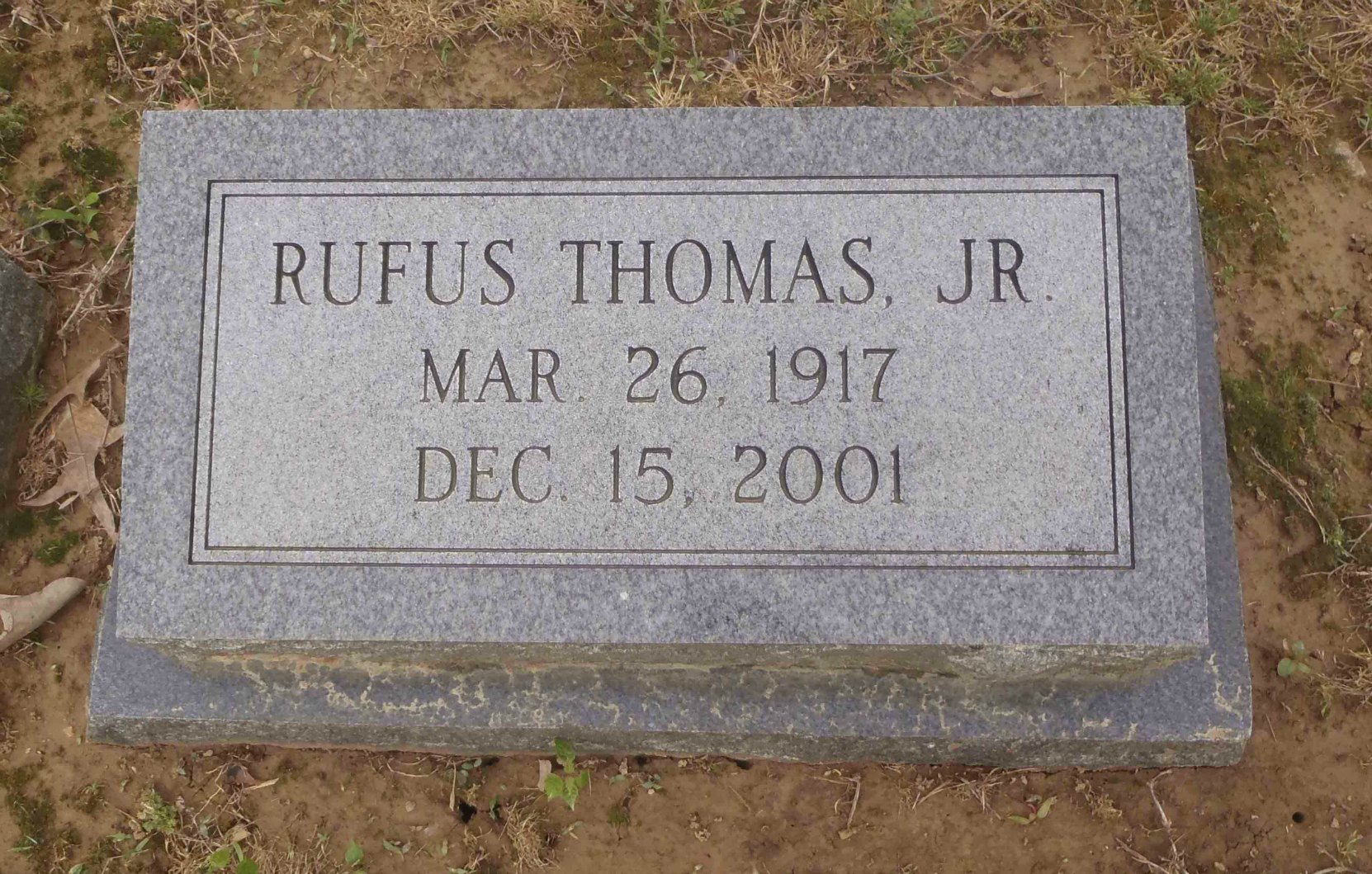 Rufus Thomas Jr. headstone, New Park Cemetery, Memphis, Tennessee