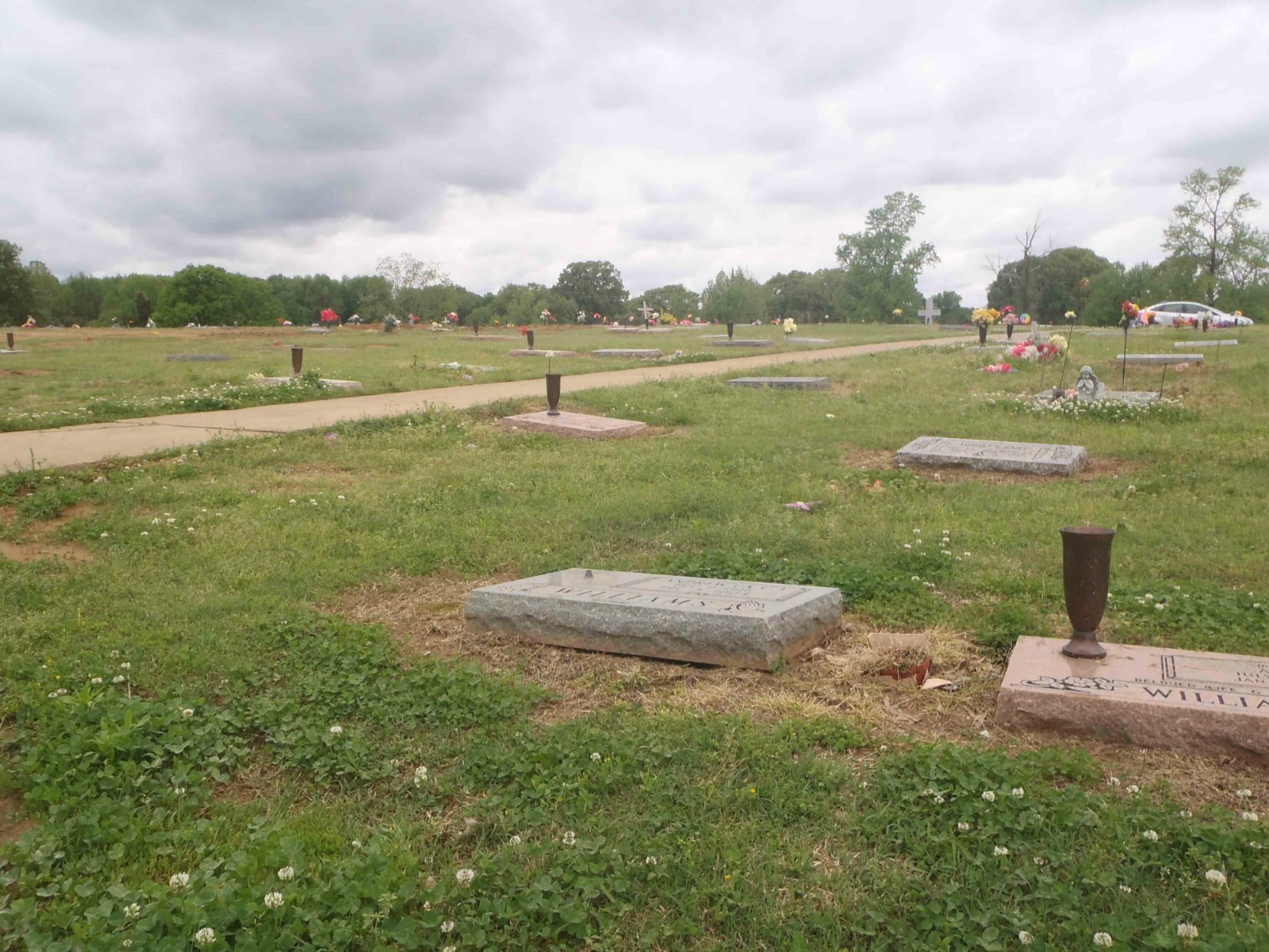 Andrew (A.C) "Moohah" Williams grave, New Park cemetery, Memphis, Tennessee