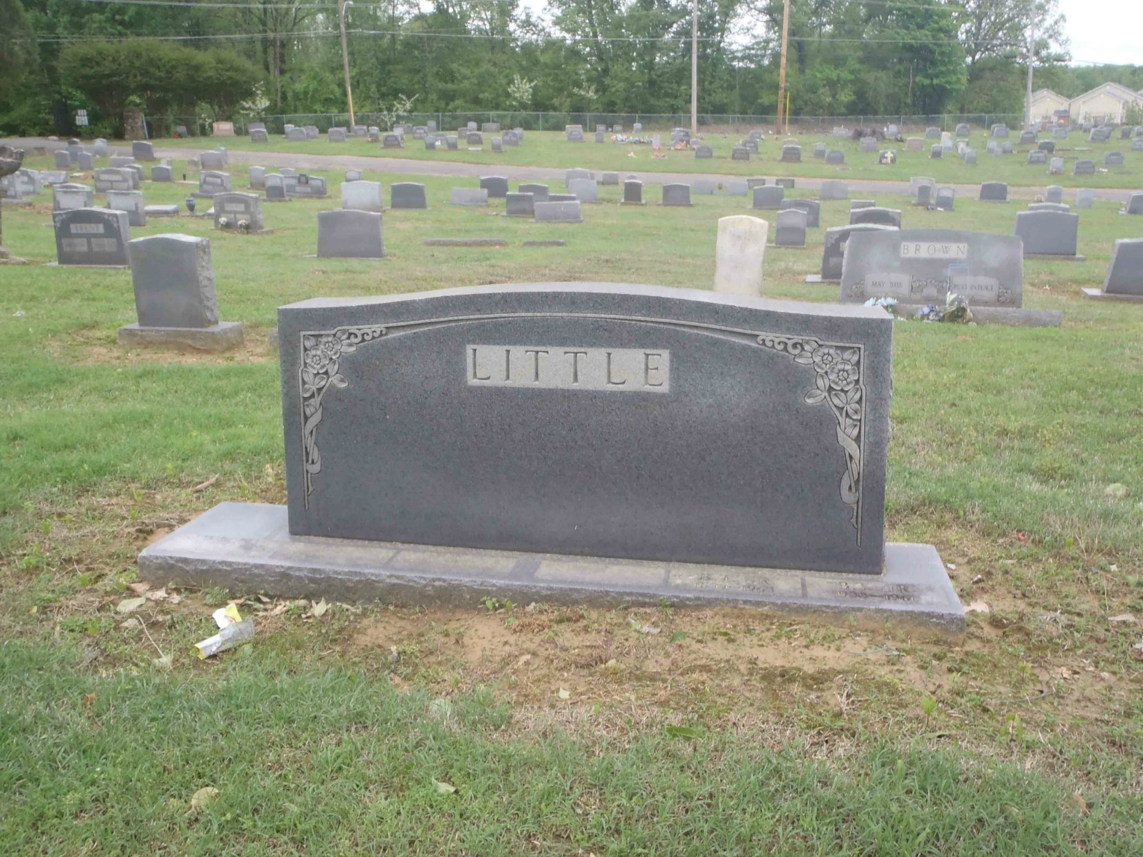 Booker T. Little grave, New Park Cemetery, Memphis, Tennessee,