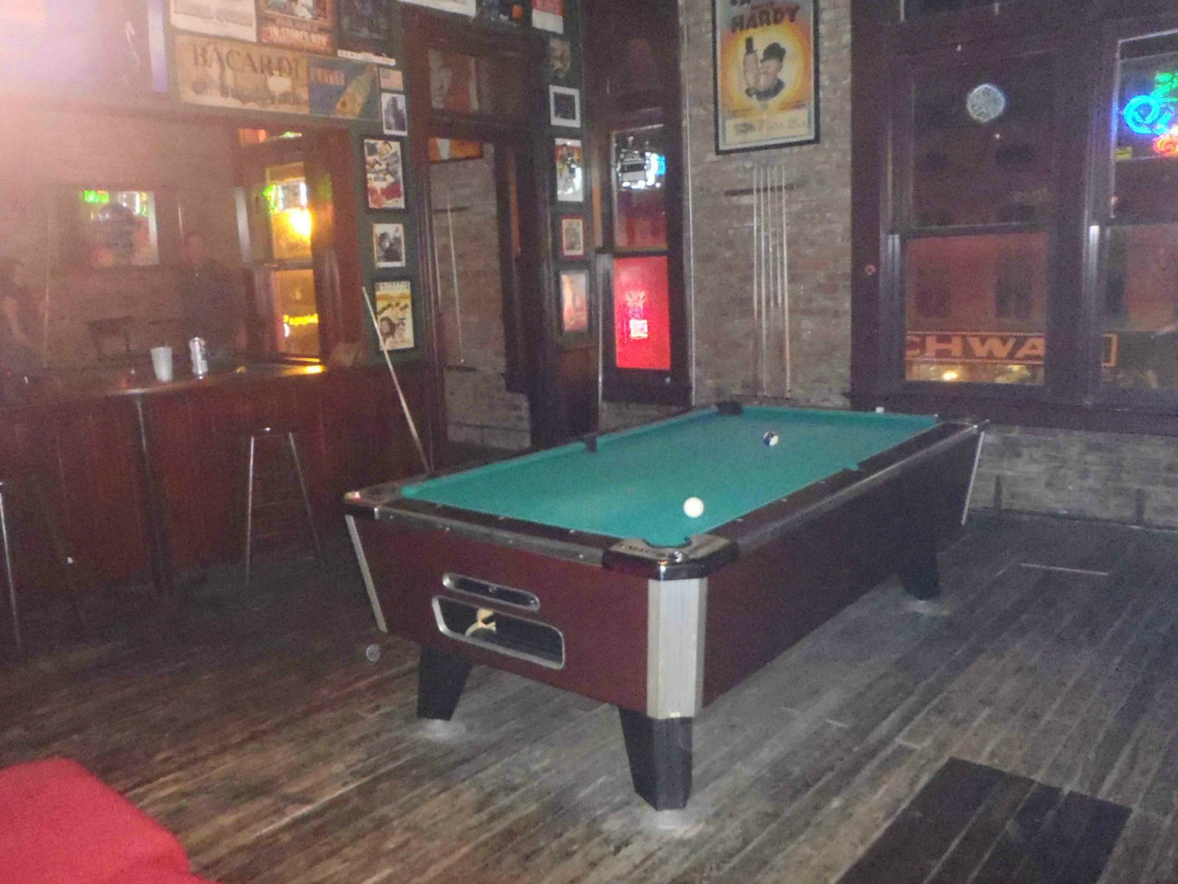 The former Hooks Brothers Photography Studio is now a pool hall. We think this was once a Hooks Brothers studio room.