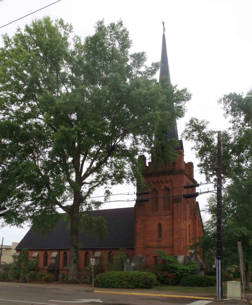 St. Peter's Episcopal Church, Oxford, Mississippi. William Faulkner was a parishioner of this church.