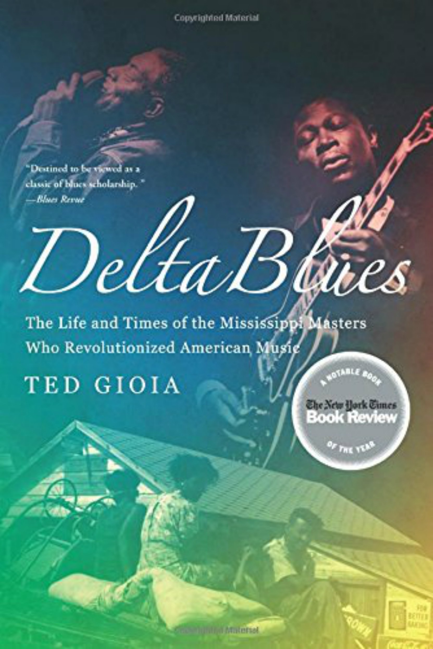 Book cover, Delta Blues, by Ted Gioia