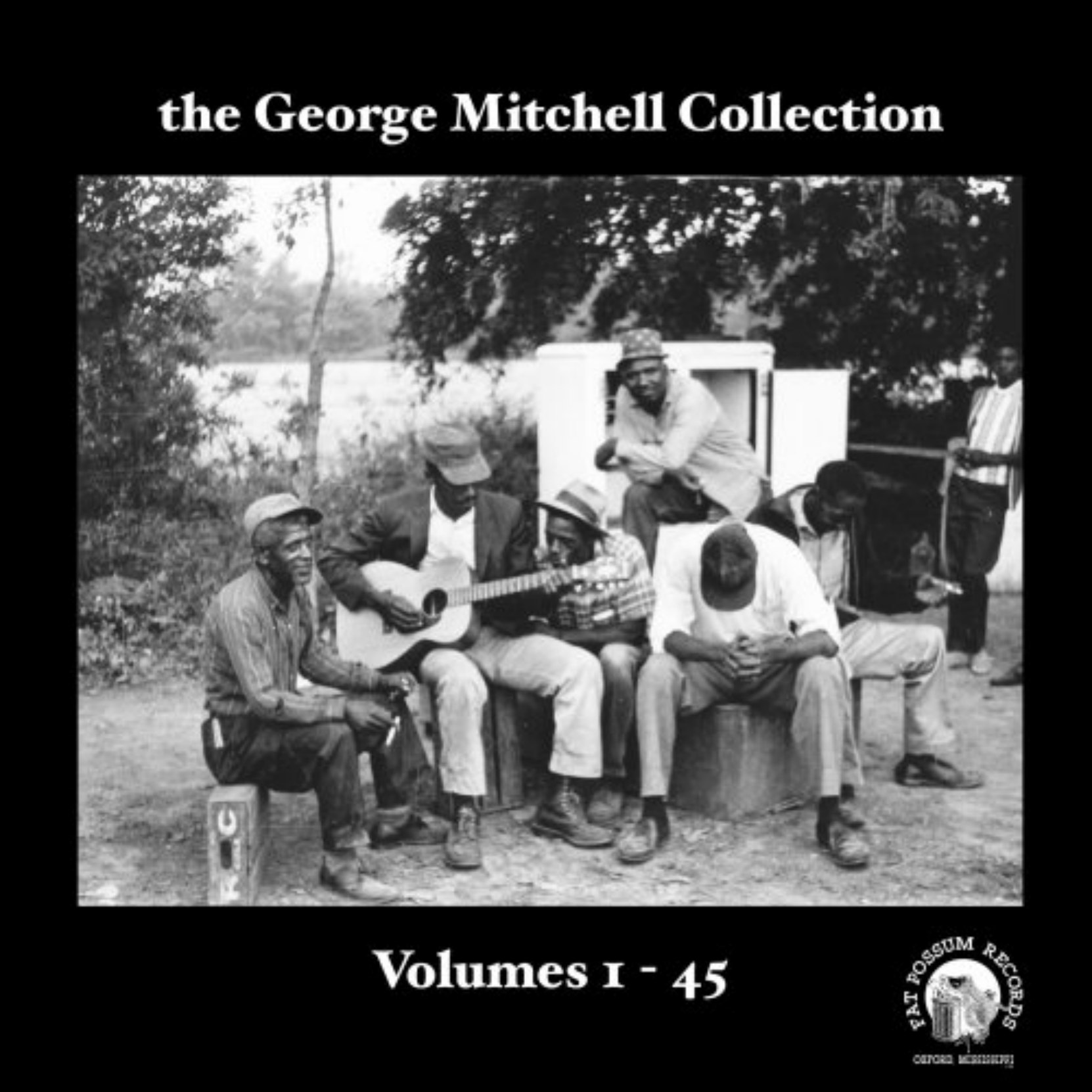 CD Cover, The George Mitchell Collection Volumes 1-45, a selection of George Mitchell recordings released on Fat Possum Records