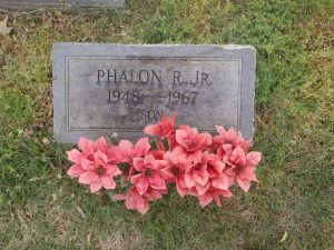 The grave of Phalon R. Jones Jr., New Park Cemetery, Memphis, Tennessee