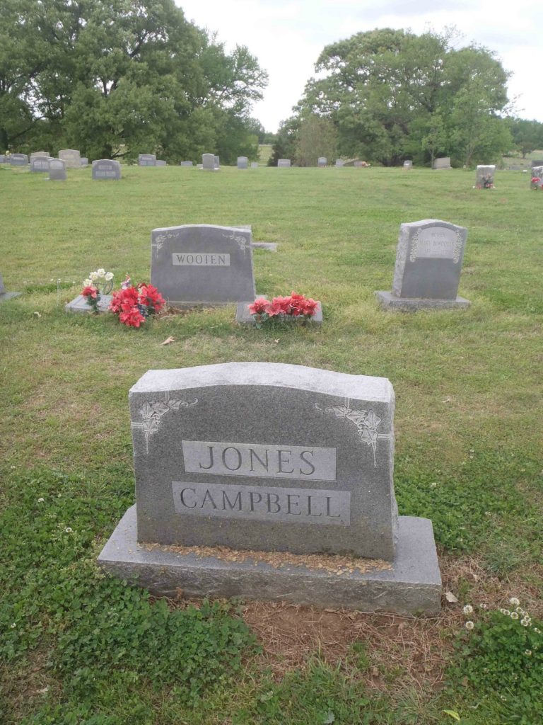 The grave of Phalon R. Jones Jr., New Park Cemetery, Memphis, Tennessee