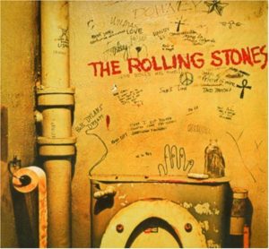 CD cover, Beggars Banquet, by the Rolling Stones, released in 1968