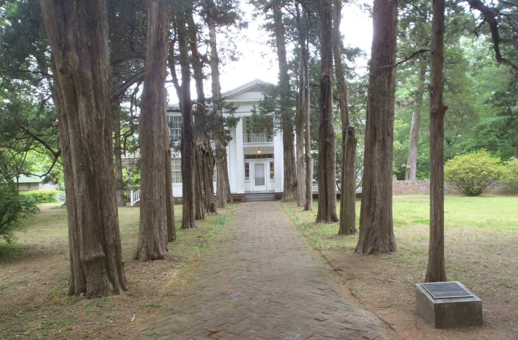 The entrance walkway to Rowan Oak, William Faulkner's home from 1930 until his death in 1962.