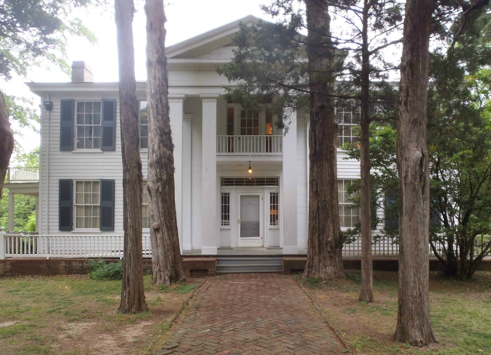 The entrance to Rowan Oak, William Faulkner's home from 1930 until his death in 1962.