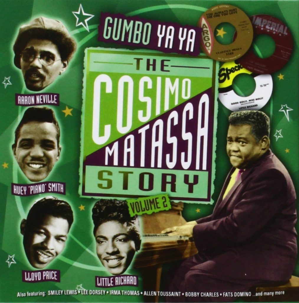 CD cover, The Cosimo Matassa Story, Volume 2, a 4 CD set on Proper Records