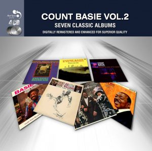 CD cover, Count Basie Vol. 2, Seven Classic Albums, released on the Real Gone Music Company label