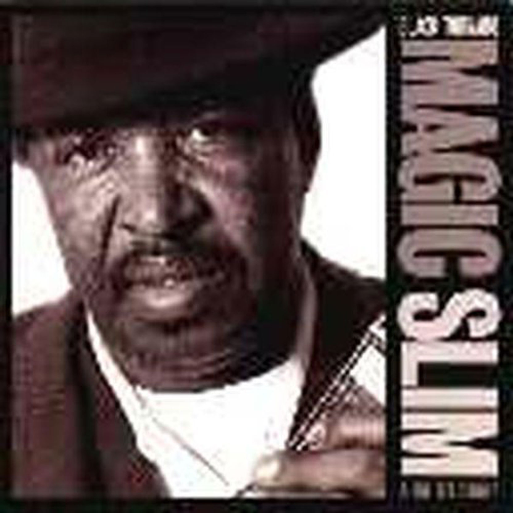 CD cover, Magic Slim, Black Tornado, released in 1998 on Blind Pig Records